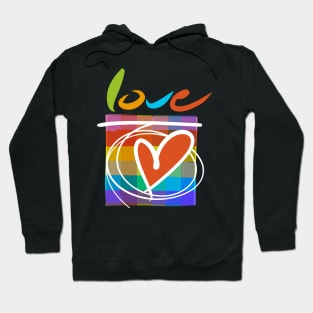 Chequered love Hoodie